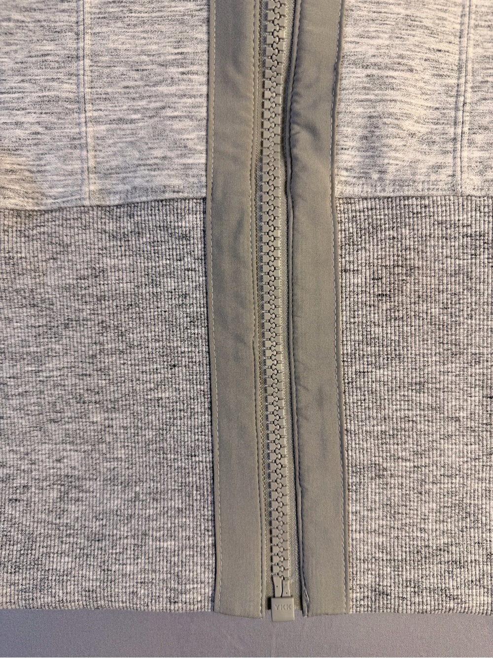 Athleta Women’s Heather Gray Victory Hoody Fitted Zip Jacket Size Small - Picture 4 of 12